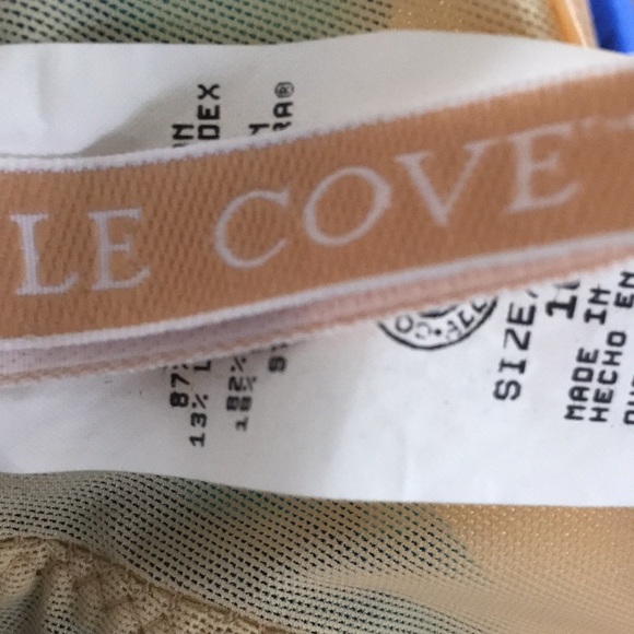 Vintage LE COVE One Piece Blue Swimsuit Size 10 - Picture 9 of 11